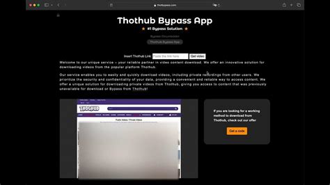 bypass thothub private video